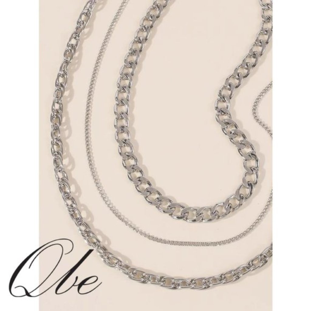 Qbe Solid Chain Necklace